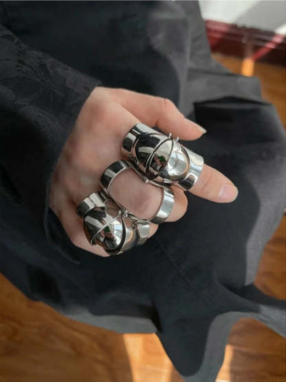 Y2K Armor Rebel Gothic Circle