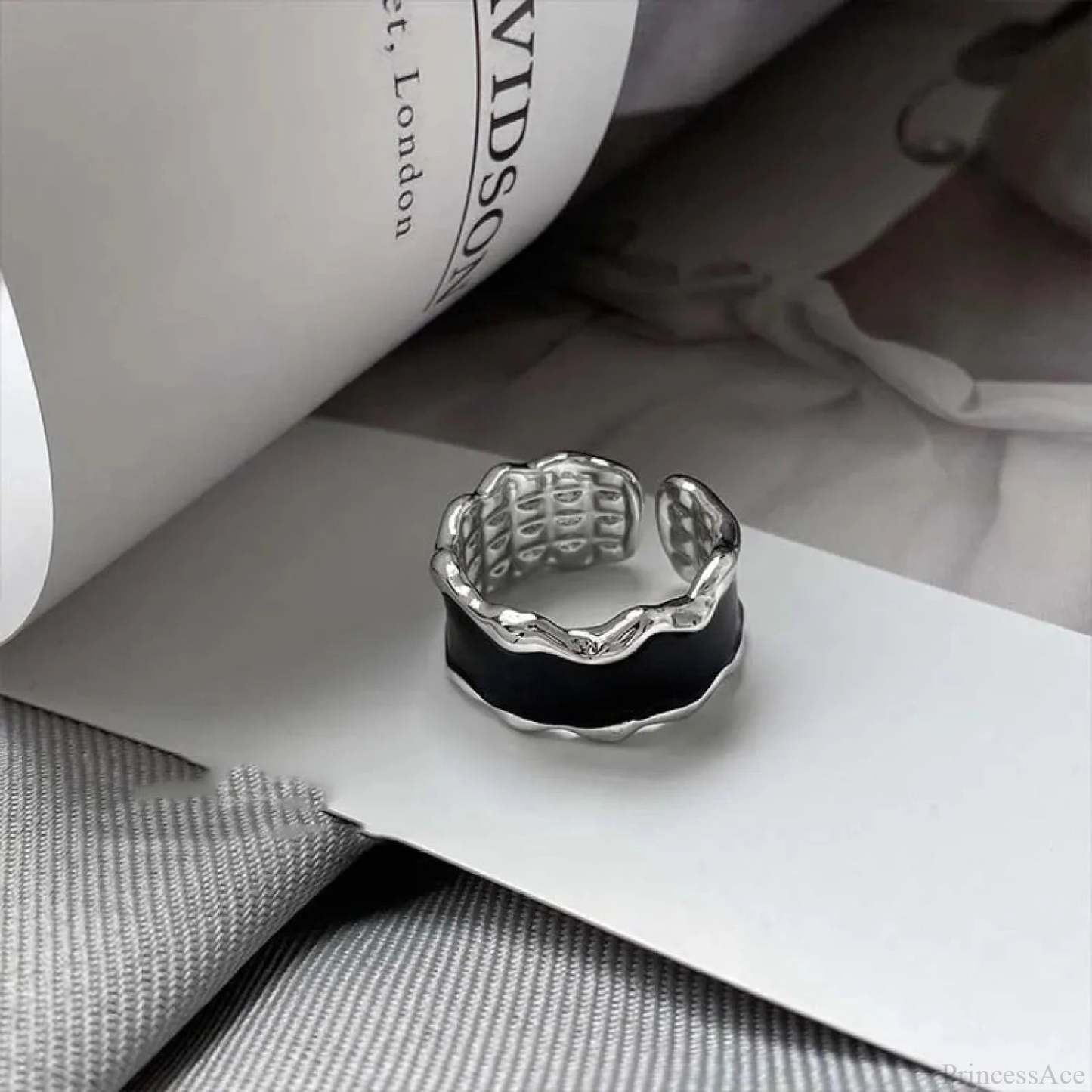 Y2K Crimson Drip Petroleum Gothic Band red06