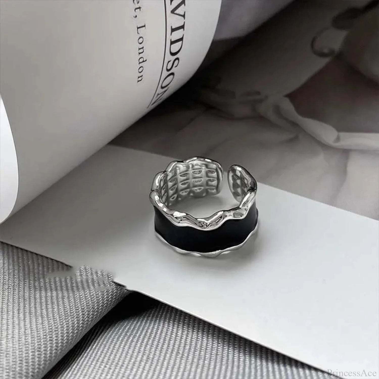 Y2K Crimson Drip Petroleum Gothic Band red06