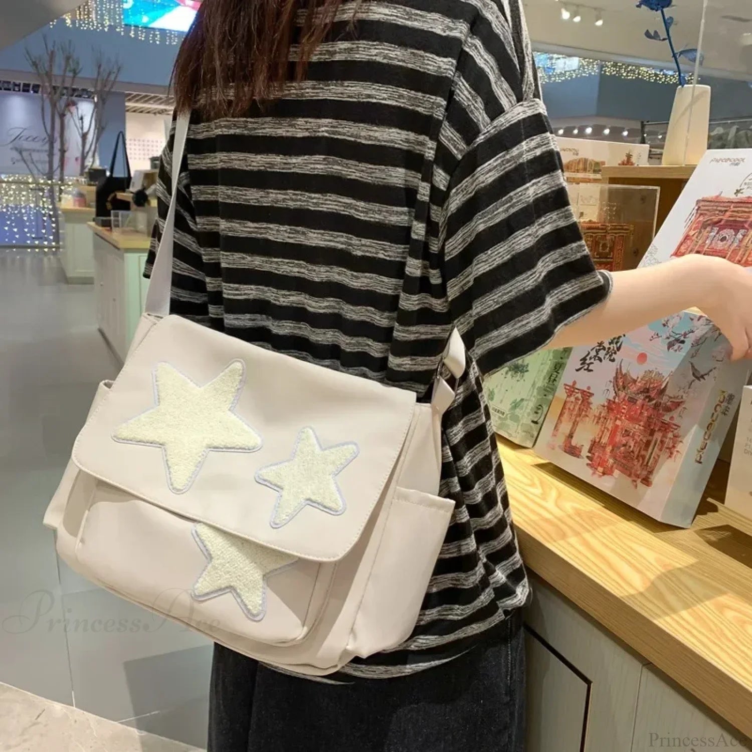 Star Pattern Y2K Casual Tote Shoulder Crossbody crossbody-250126