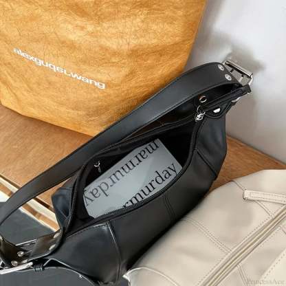 Y2K Style Trendy Motorcycle Shoulder Bag shoulder-250126