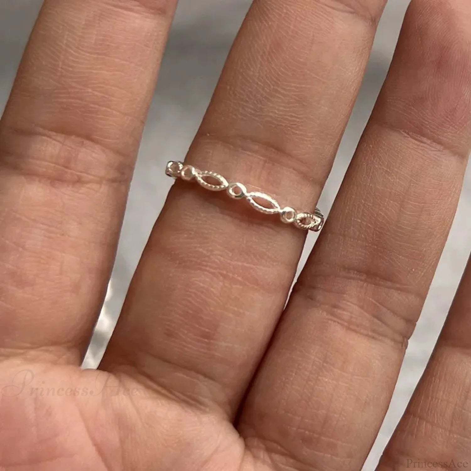 Y2K Transparent Heart Gothic Ring sliver5