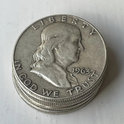 Silver Bar Benjamin Franklin Half Dollar Dates 1948-1963🔥