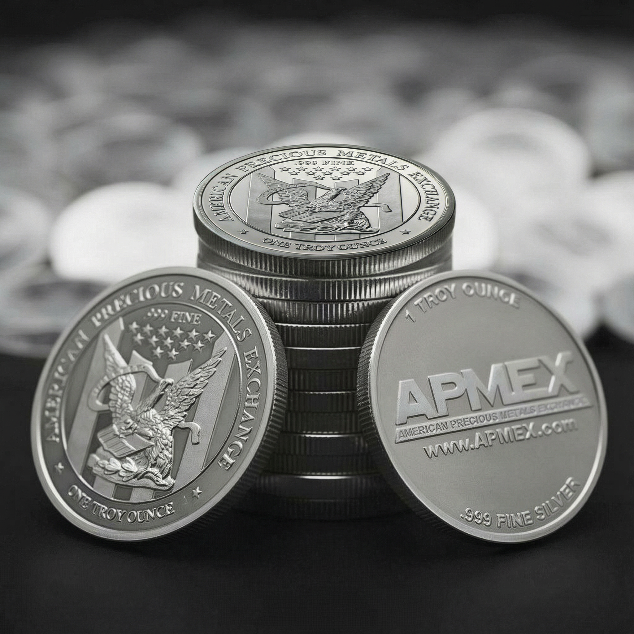 🦅APMEX 1 oz Silver Round – American Eagle Heritage for Collectors