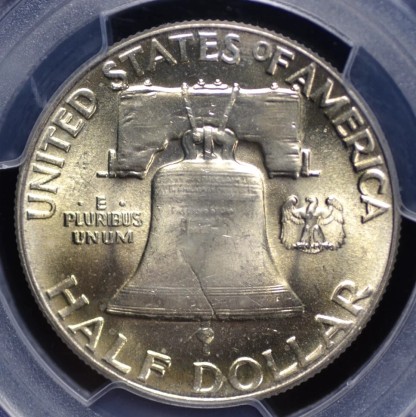 Silver Bar Benjamin Franklin Half Dollar Dates 1948-1963🔥