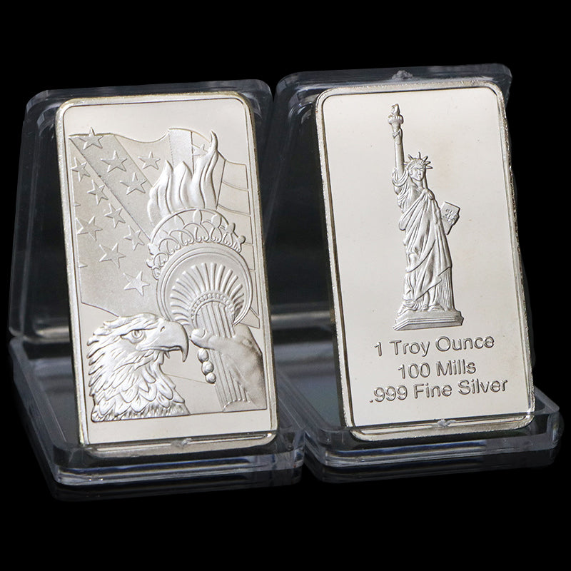 1 oz Statue of Liberty Silver Bar