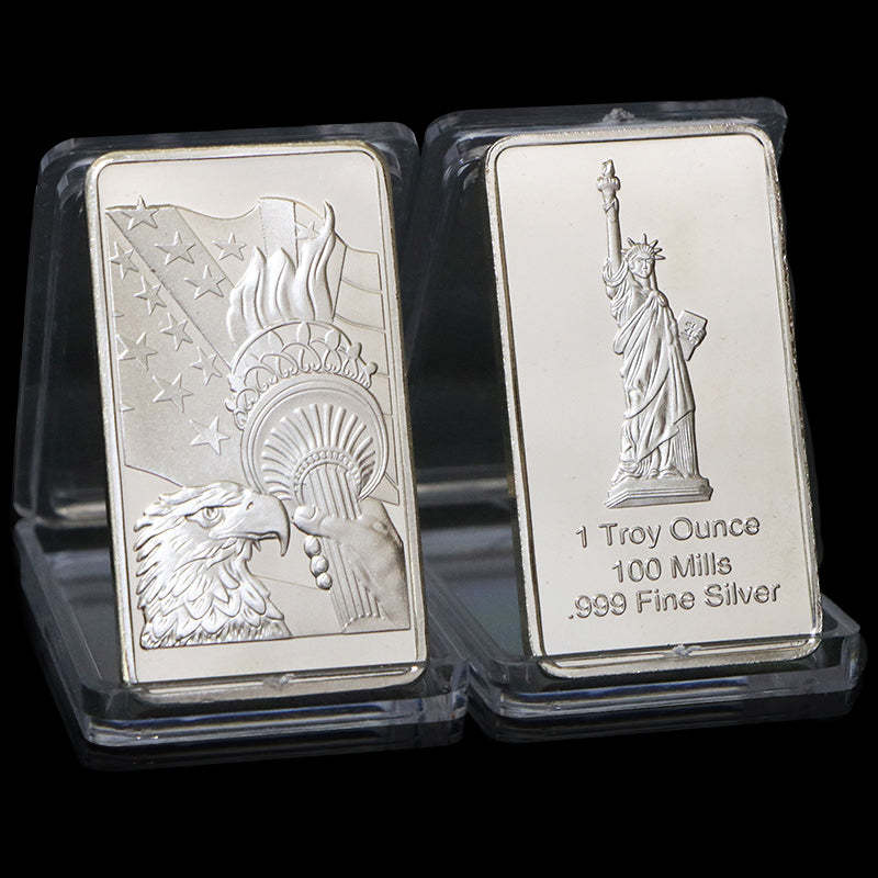 1 oz Statue of Liberty Silver Bar