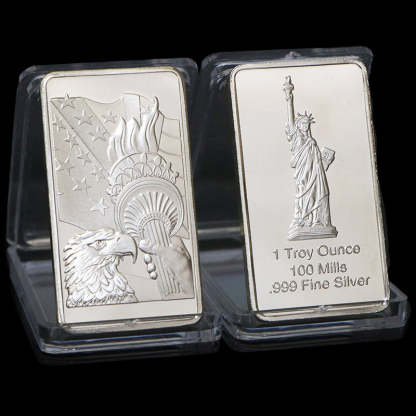 1 oz Statue of Liberty Silver Bar