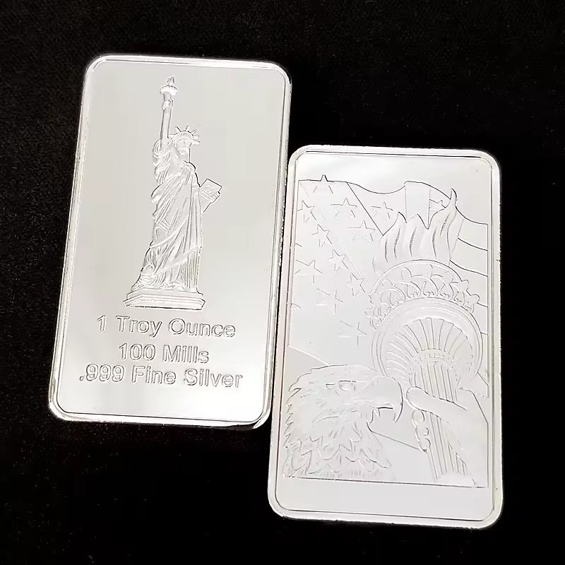 1 oz Statue of Liberty Silver Bar