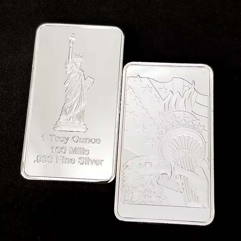 1 oz Statue of Liberty Silver Bar