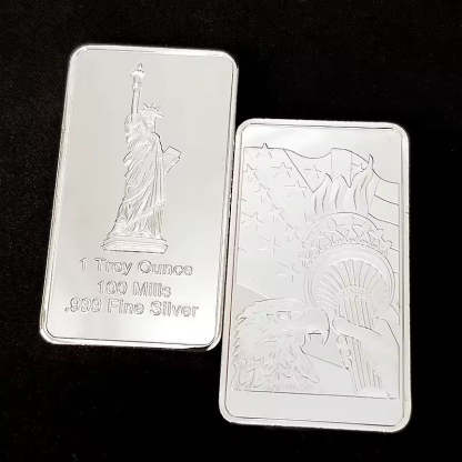 1 oz Statue of Liberty Silver Bar
