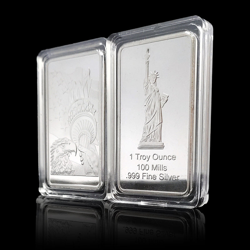 1 oz Statue of Liberty Silver Bar