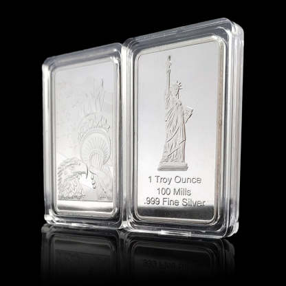 1 oz Statue of Liberty Silver Bar