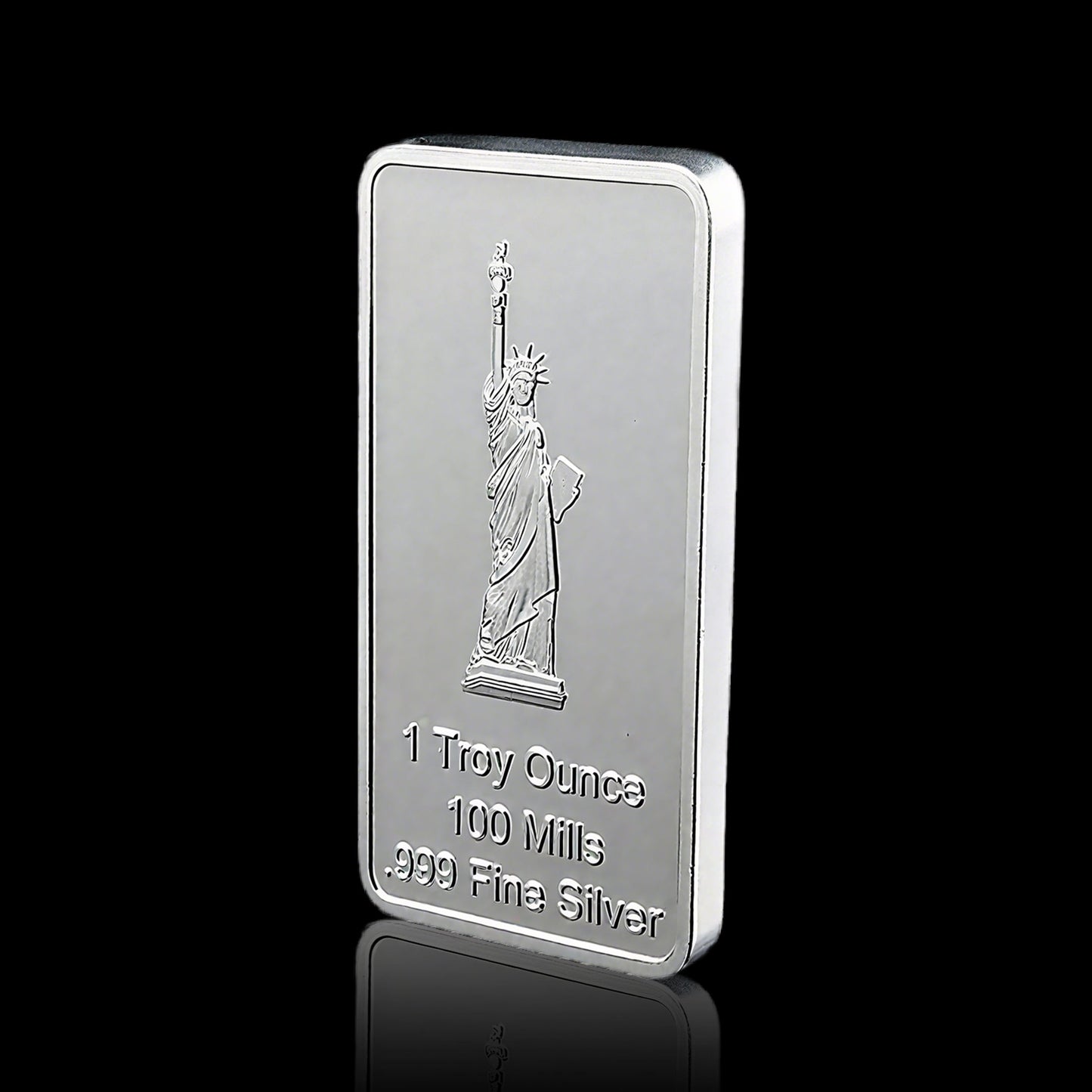 1 oz Statue of Liberty Silver Bar