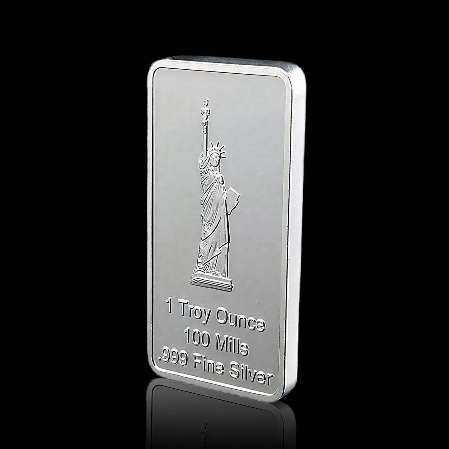 1 oz Statue of Liberty Silver Bar