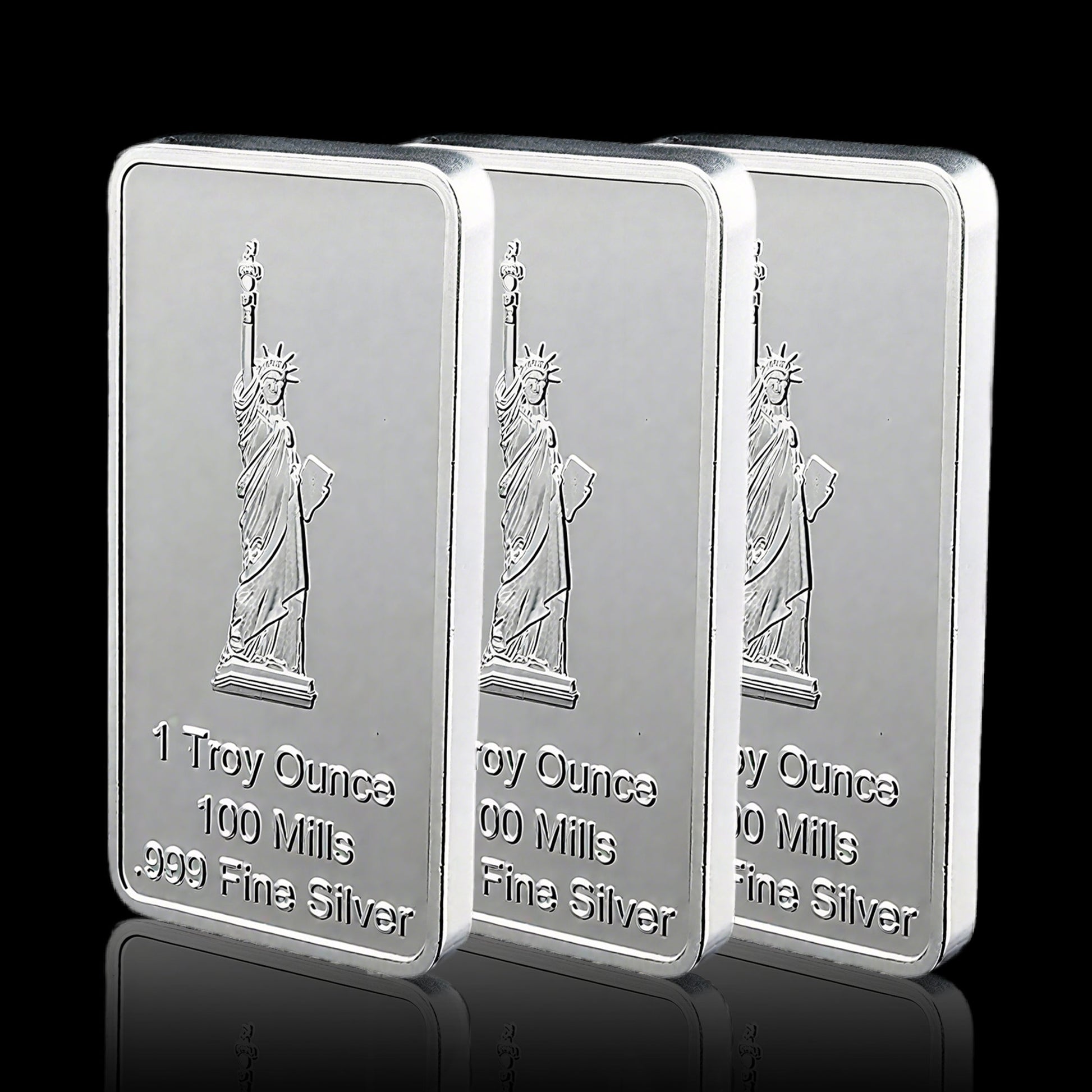 1 oz Statue of Liberty Silver Bar