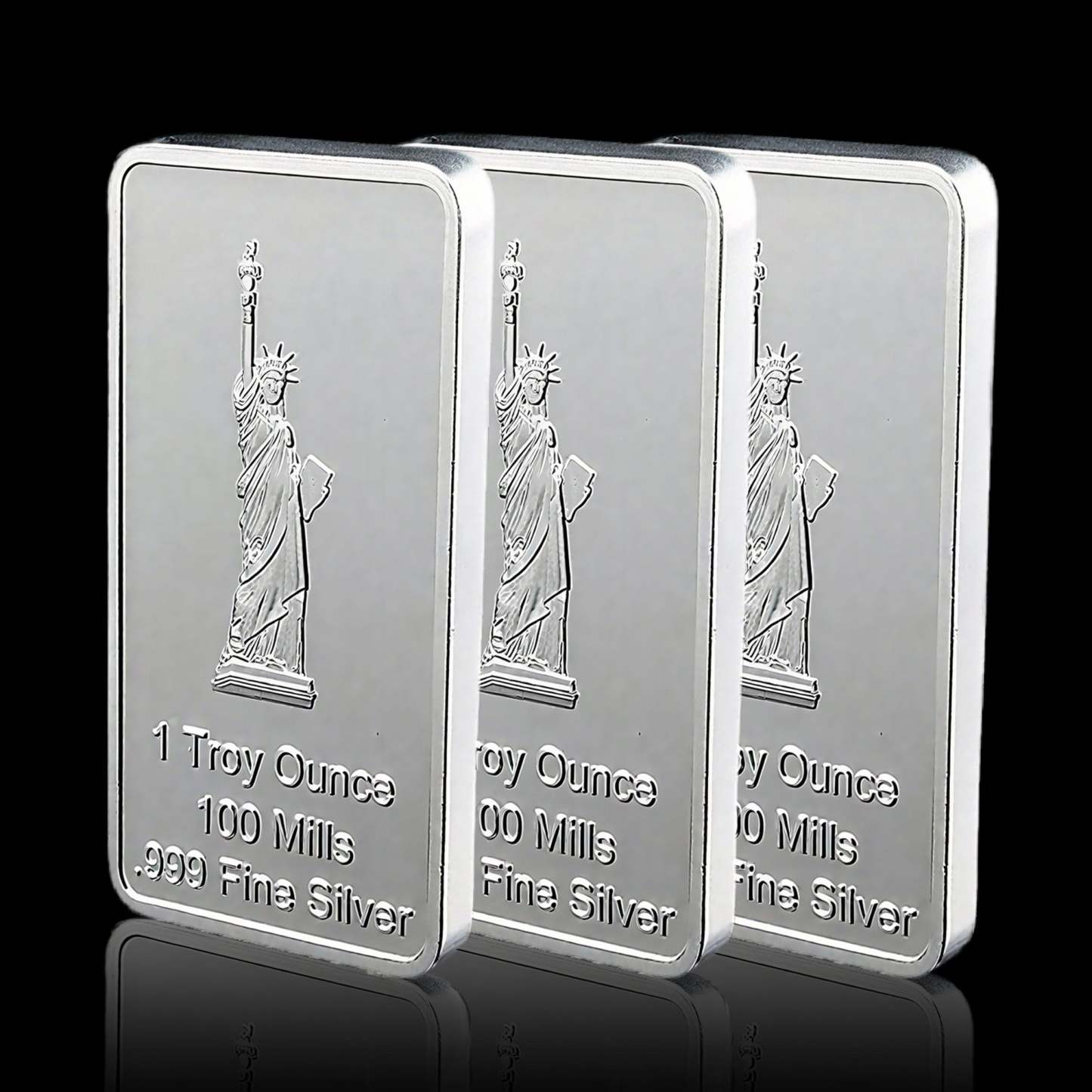 1 oz Statue of Liberty Silver Bar