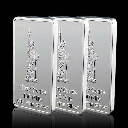 1 oz Statue of Liberty Silver Bar