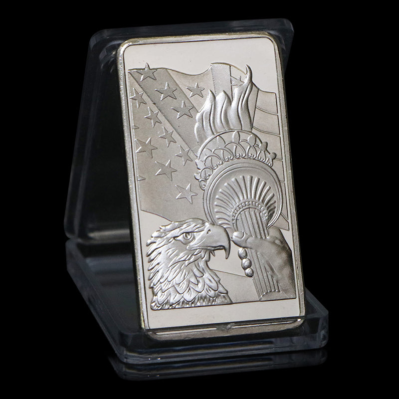 1 oz Statue of Liberty Silver Bar