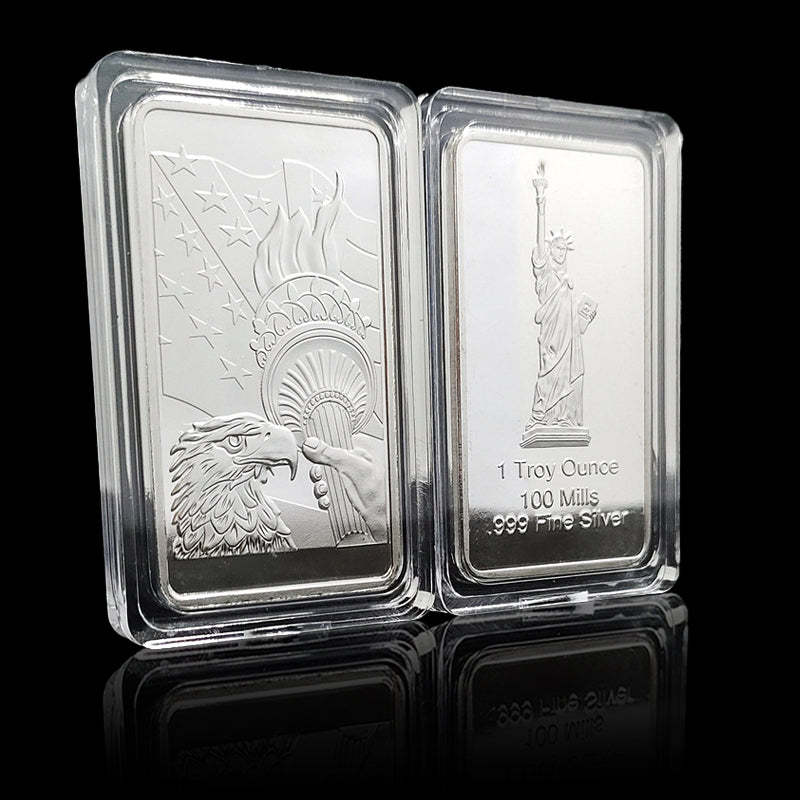 1 oz Statue of Liberty Silver Bar