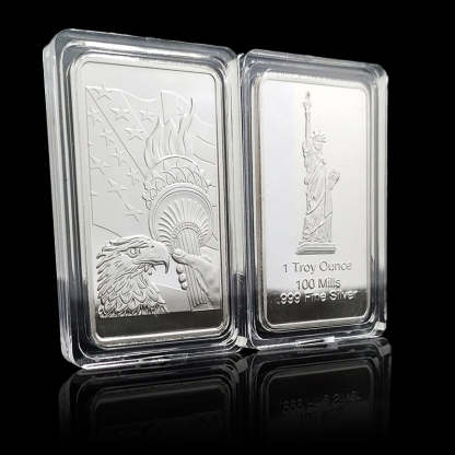 1 oz Statue of Liberty Silver Bar