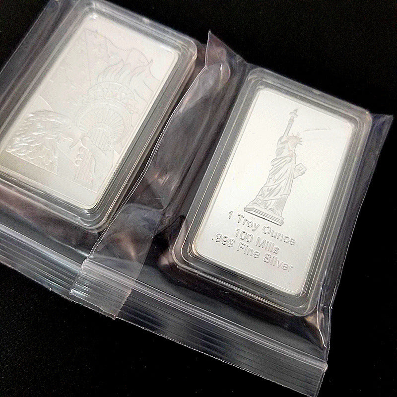 1 oz Statue of Liberty Silver Bar
