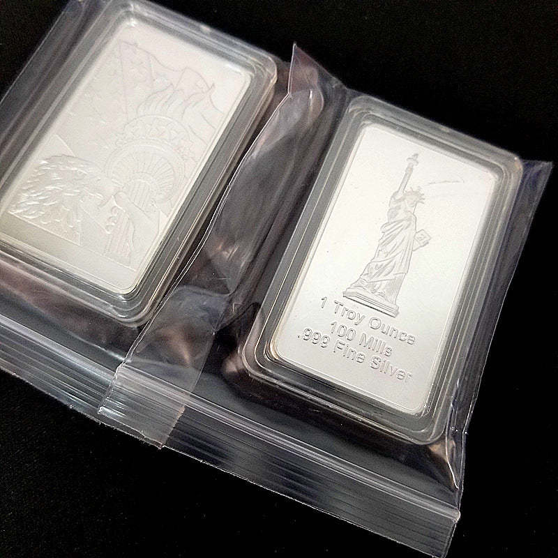 1 oz Statue of Liberty Silver Bar