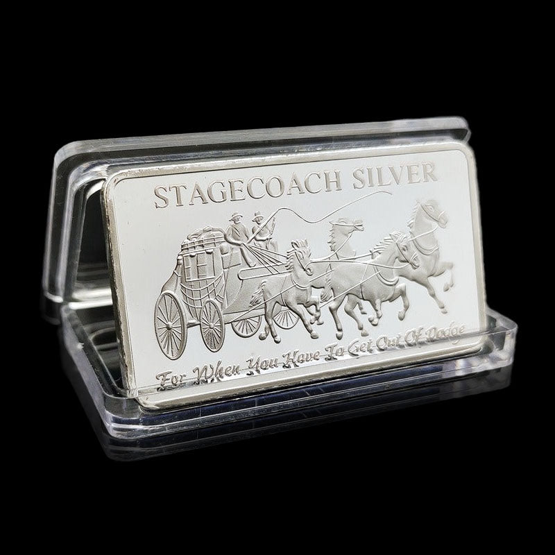 Stagecoach Silver Bar - 1/4 Divisible Bar
