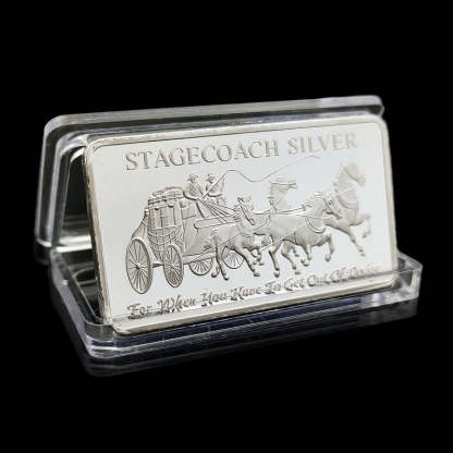 Stagecoach Silver Bar - 1/4 Divisible Bar