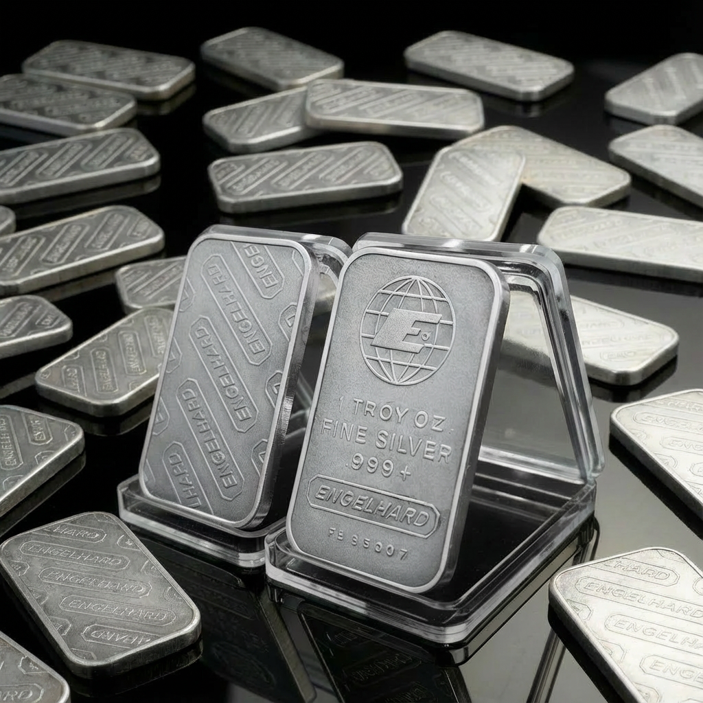 1 oz Engelhard Silver Bar