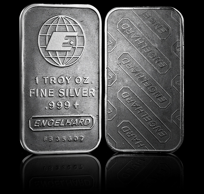 1 oz Engelhard Silver Bar