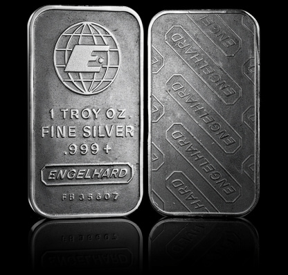 1 oz Engelhard Silver Bar