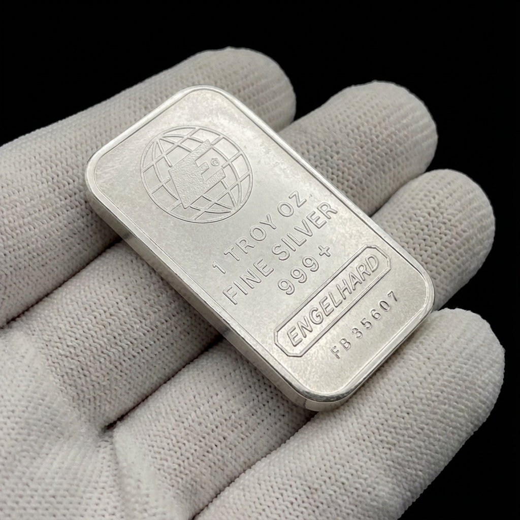 1 oz Engelhard Silver Bar