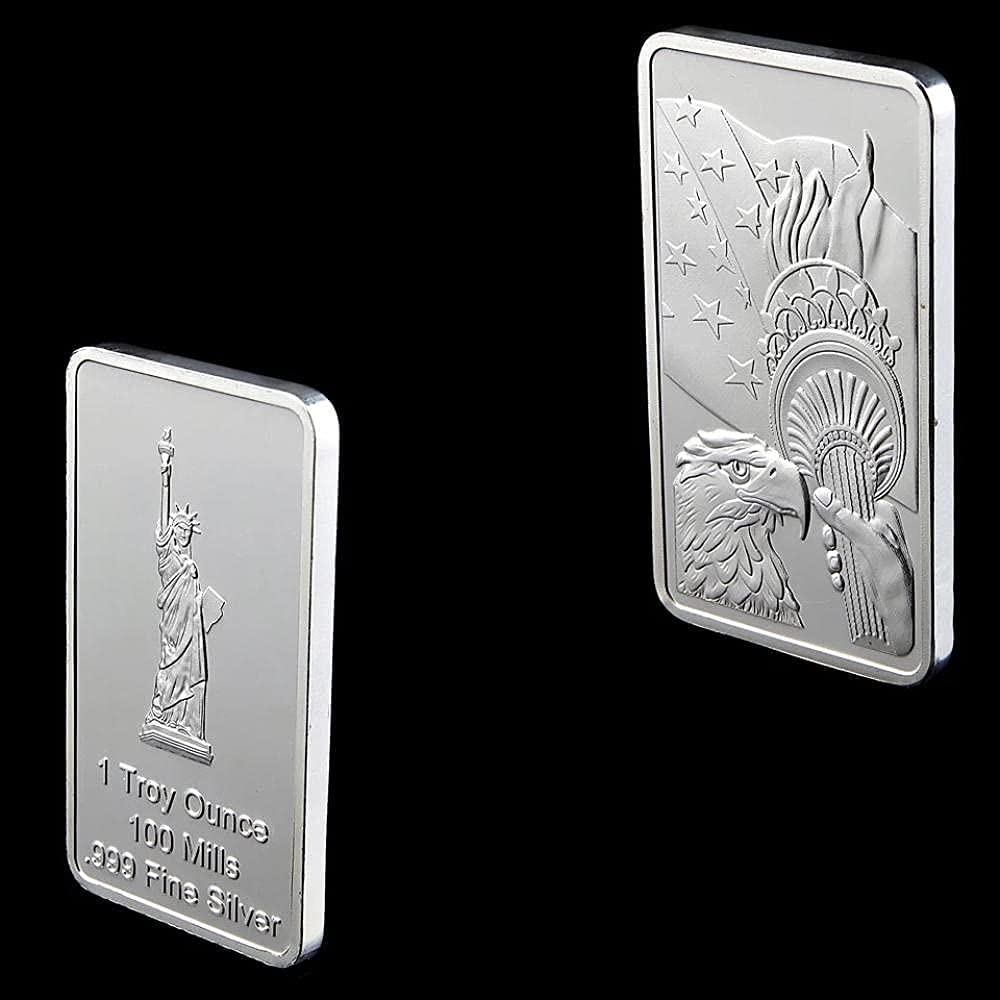 1 oz Statue of Liberty Silver Bar