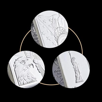 1 oz Statue of Liberty Silver Bar