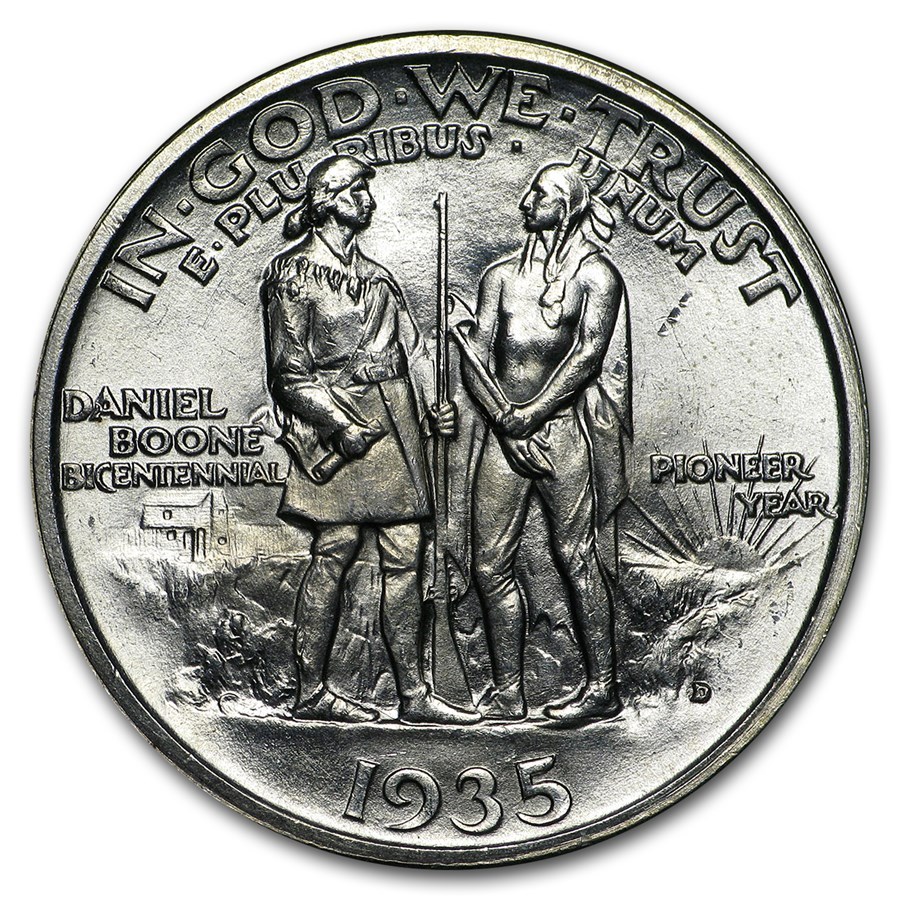 1934-1938 Boone Commemorative Half Dollar
