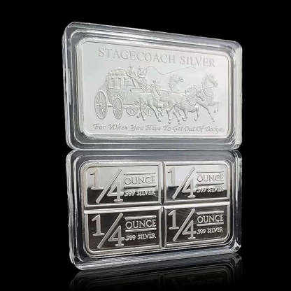 Stagecoach Silver Bar - 1/4 Divisible Bar