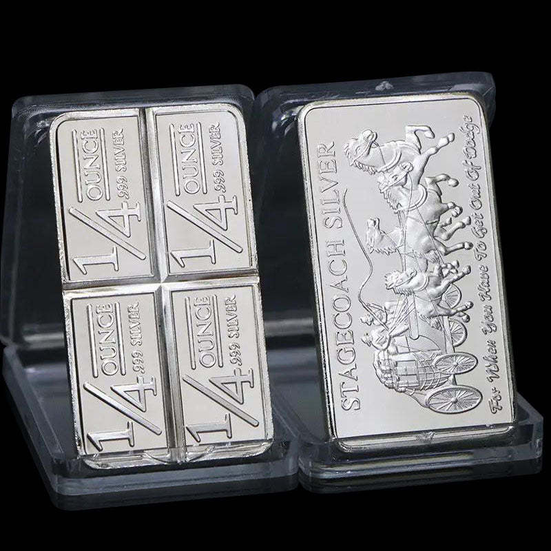Stagecoach Silver Bar - 1/4 Divisible Bar