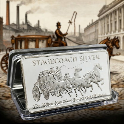 Stagecoach Silver Bar - 1/4 Divisible Bar