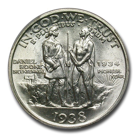 1934-1938 Boone Commemorative Half Dollar