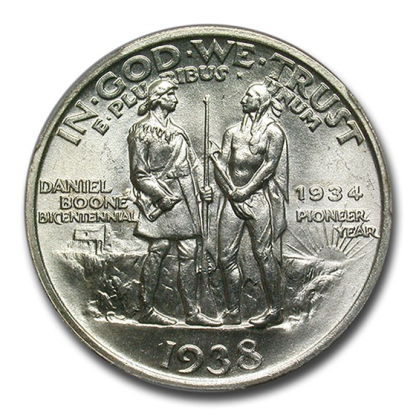 1934-1938 Boone Commemorative Half Dollar