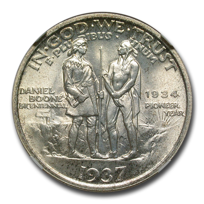 1934-1938 Boone Commemorative Half Dollar