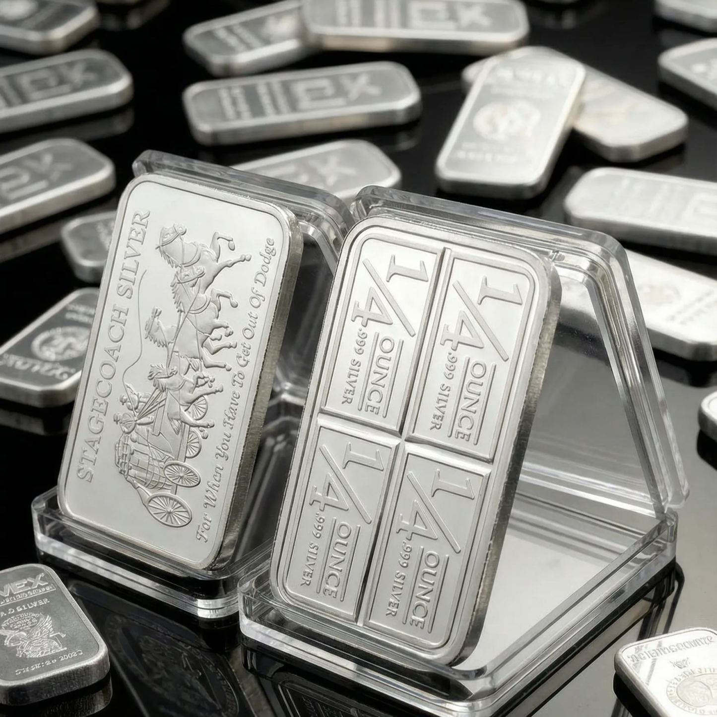 🐎Stagecoach Silver Bar - 1/4 Divisible Bar