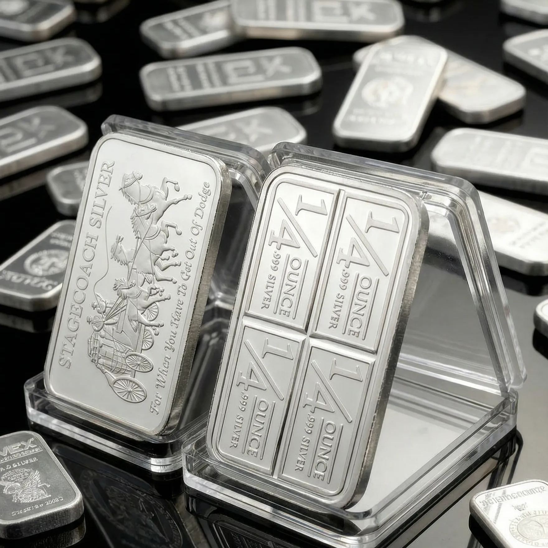 🐎Stagecoach Silver Bar - 1/4 Divisible Bar