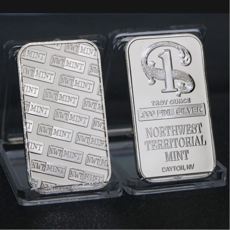 Northwest Territorial Mint - 1 Troy oz Pure .999 Fine Silver Bar In Capsule