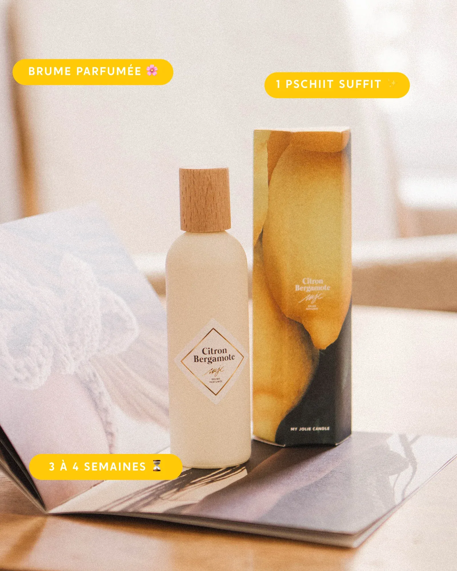 Brume d'ambiance Citron Bergamote