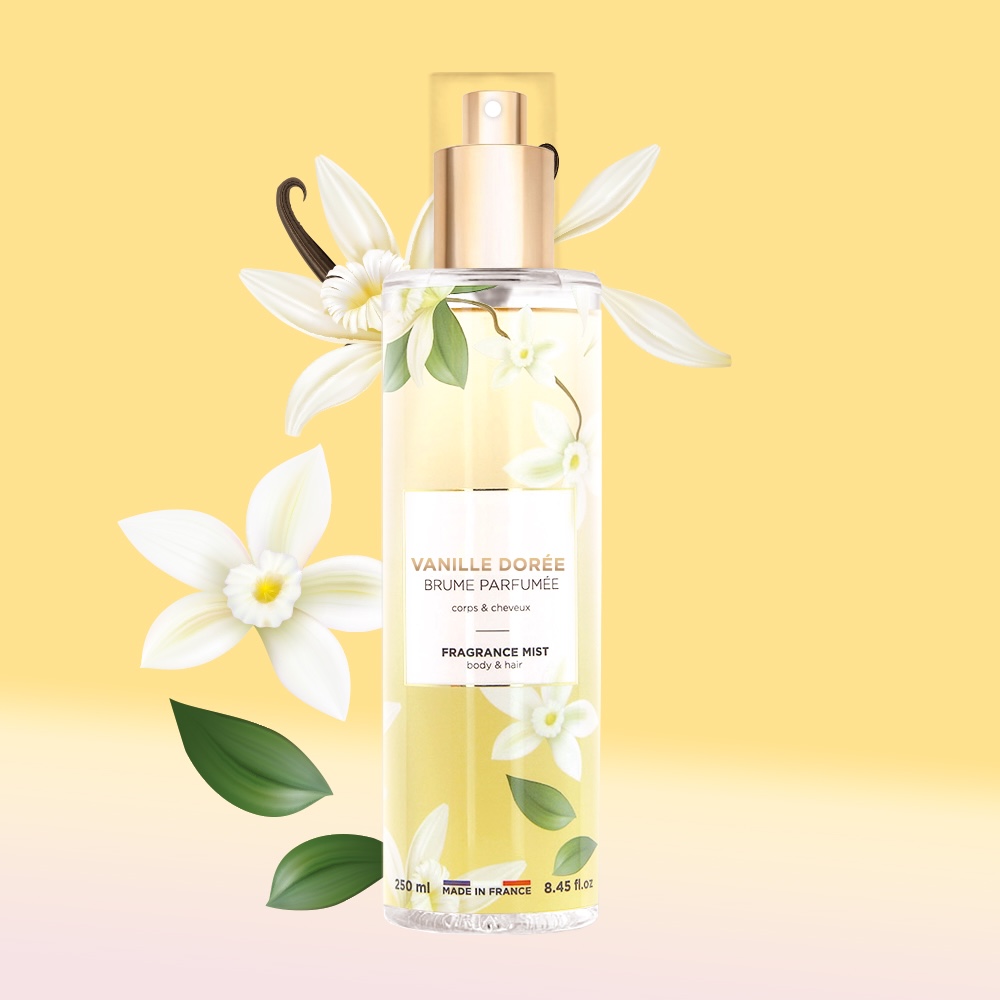 Vanille Dorée Brume Corps & Cheveux - 250 ml