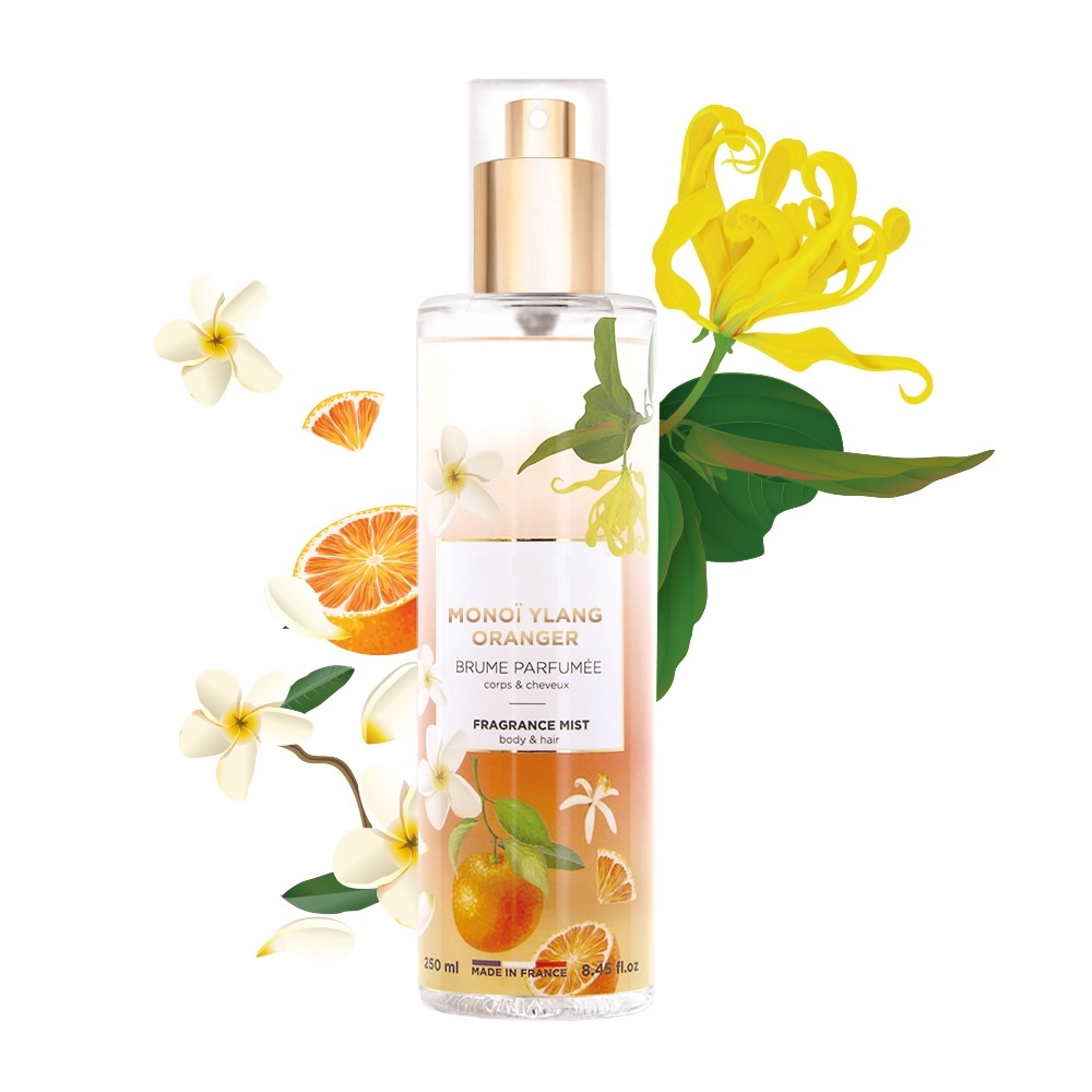 Monoï Ylang Oranger Brume Corps & Cheveux - 250 ml