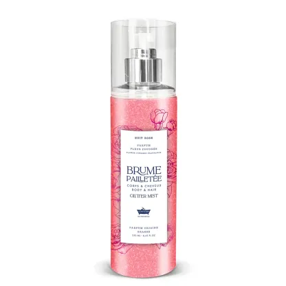 Brume Pailletée Fleur Poudrée - Nuit Rose