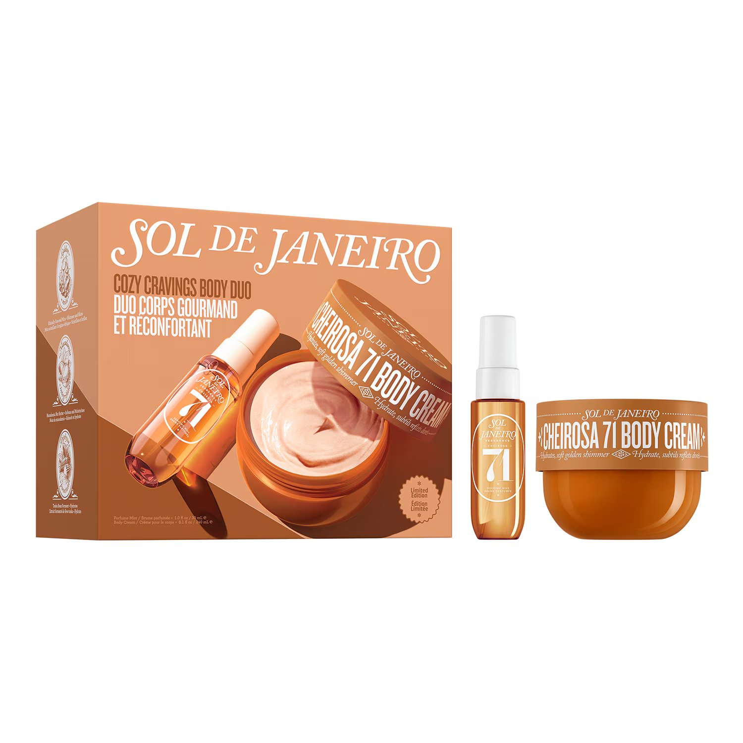 Sol De Janeiro Duo Corps Gourmand et Réconfortant 71 - Coffret Soin Corps